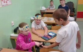 Zajęcia o pszczelarstwie w kl. 1 40