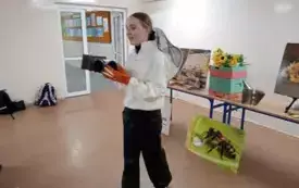 Warsztaty pszczelarskie w naszej szkole 4