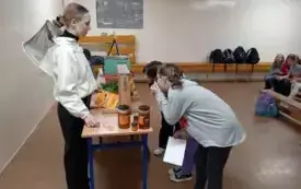 Warsztaty pszczelarskie w naszej szkole 68