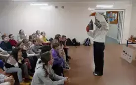 Warsztaty pszczelarskie w naszej szkole 91