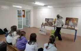 Warsztaty pszczelarskie w naszej szkole 92