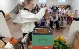Warsztaty pszczelarskie w naszej szkole 97