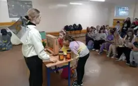 Warsztaty pszczelarskie w naszej szkole 105