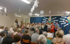 Uroczystość Babci i Dziadka w naszej szkole 1