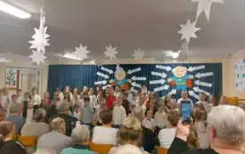 Uroczystość Babci i Dziadka w naszej szkole 9
