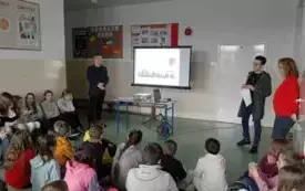 Wizyta historyka w naszej szkole 1