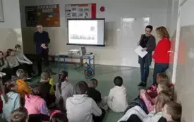 Wizyta historyka w naszej szkole 2