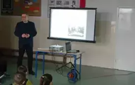 Wizyta historyka w naszej szkole 4