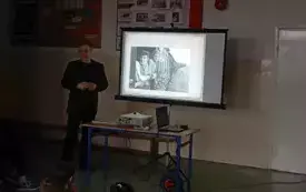 Wizyta historyka w naszej szkole 8