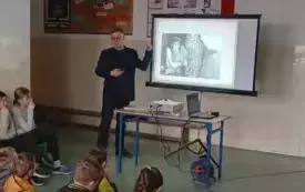 Wizyta historyka w naszej szkole 9