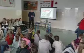 Wizyta historyka w naszej szkole 13