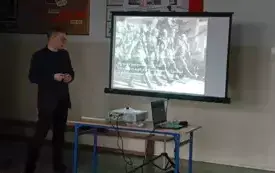 Wizyta historyka w naszej szkole 21