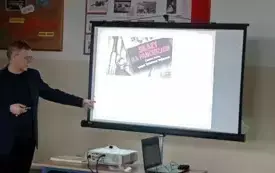 Wizyta historyka w naszej szkole 32