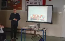 Wizyta historyka w naszej szkole 36