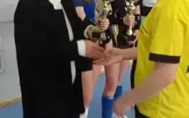 I WIOSENNY TURNIEJ "CZW&Oacute;REK" SIATKARSKICH DZIEWCZĄT O PUCHAR W&Oacute;JTA GMINY EŁK   W NOWEJ WSI EŁCKIEJ 12