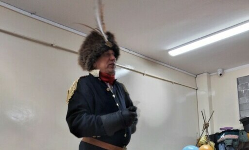 Zdjęcie do Kolejna &bdquo;żywa&rdquo; lekcja historii z panem Jacentym Ordowskim
