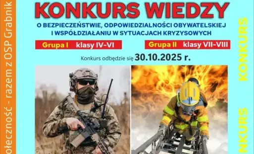 Zdjęcie do REGULAMIN KONKURSU WIEDZY 