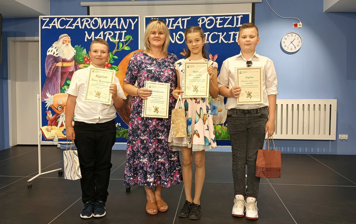 Zdjęcie do X Międzyszkolny Konkurs Recytatorski  "Zaczarowany świat poezji Marii Konopnickiej"