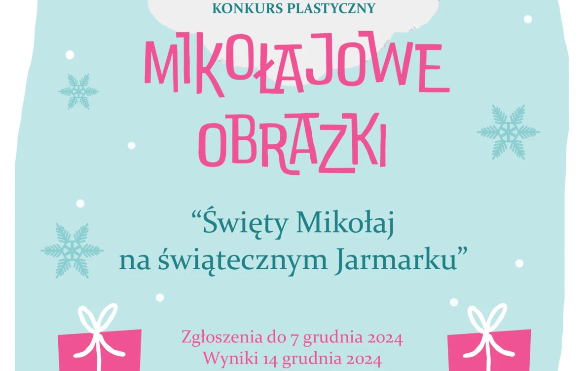 Zdjęcie do Ełckie Centrum Kultury zaprasza do udziału w konkursie pt. ''Mikołajowe obrazki''