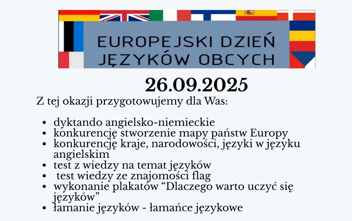 Zdjęcie do Europejski Dzień Język&oacute;w 2025